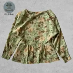美品✨ ROPE ロペ 花柄トップス 長袖 フラワープリント Mサイズ