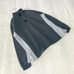 EK3944【スーパースター】カットソー【M】ハーフジップスウェット 裏起毛