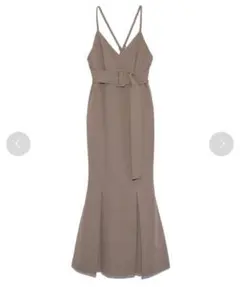 SNIDEL スナイデル ウエストベルトマーメイドキャミワンピース