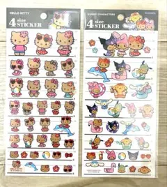 4SIZE STICKER サンリオ　日焼けキティ　正規品