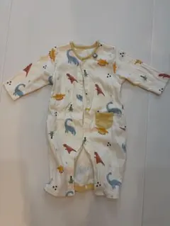 恐竜柄ロンパース 60-70cm