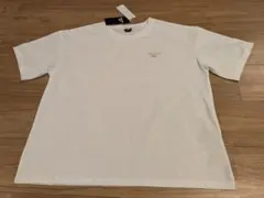 Reebok　レディース　Tシャツ　半袖　白　LL　ワンポイント　接触冷感　新品のサムネイル
