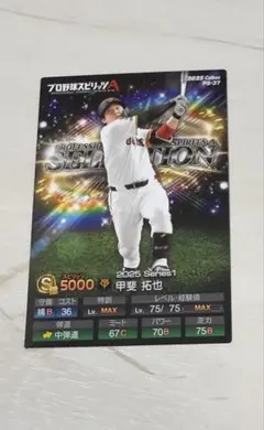 プロスピ　カード　甲斐拓也