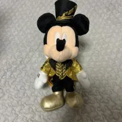 フォレストシアター ミッキーマウス ぬいぐるみ 金色タキシード