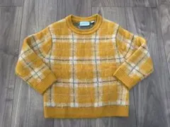 UNIQLO ユニクロ イネス キッズ セーター 100 美品 イエロー