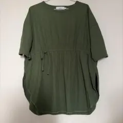 AZUL BY MOUSSY カーキ 半袖カットソー
