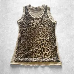 ドルチェ&ガッバーナ D&G ヒョウ柄 タンクトップ XS - メルカリ