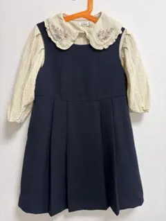 ワンピース　ブラウス　2点セット