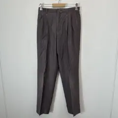 【希少カラー】ヴィンテージ 2タックスラックス テーパード パープル 紫 古着