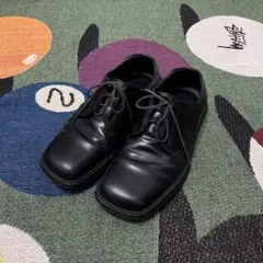 00's PRADA velcro square leather loafer - メルカリ