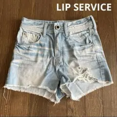 LIPSERVICEリップサービス　ダメージデニムショートパンツ ギャル　Y2Kのサムネイル