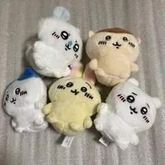 ちいかわ　お座りぬいぐるみ　ガチャ　5点セット　コンプリート