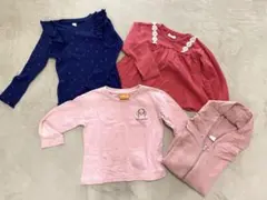女の子　長袖 パーカー　4点セット　110 まとめ売り