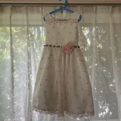 フラワー刺繍ノースリーブドレスのサムネイル