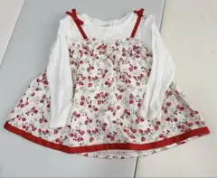 バースデイ futafuta いちご柄 トップス 90センチ