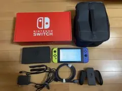 【美品】Nintendo Switch本体 付属品フルセット　ケースのおまけ付き
