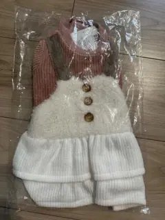 PET PARADISE♡ボア付きニットウェア♡犬服のサムネイル