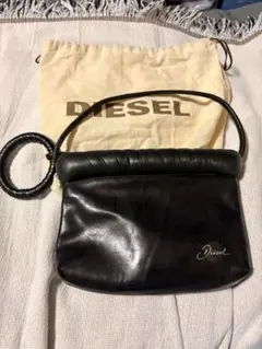 DIESEL ハンドバッグ ブラック レザーのサムネイル