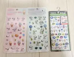 ボンボンドロップシールmini ぷくぷくシール スヌーピー