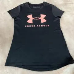 【UNDER ARMOUR】 ブラック Tシャツ YMD/JM/M 140サイズ
