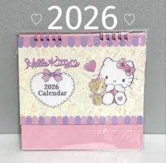 Hello kitty❤️キティ 2026年卓上カレンダー【新品未使用】