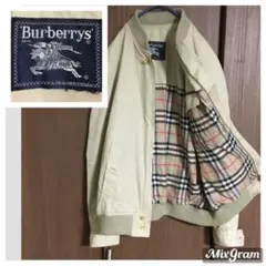 m*u様 美品 Burberry バーバリー ヴィンテージ ブルゾン 90s ノ