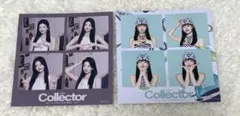 itzy collectorトレカ リア 4カットフォト 2枚セット