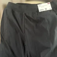 新品　ブラック ウルトラストレッチアクティブジョガーパンツ 伸縮性ウエスト