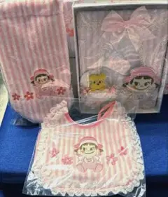 新品未開封　ベビーペコちゃん　赤ちゃんセット　不二家ミルキーペコちゃん公式