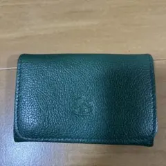 IL BISONTE 名刺入れ グリーン レザーのサムネイル