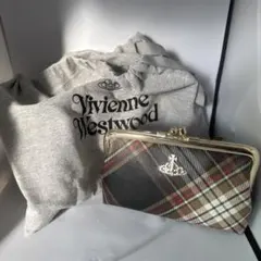 Vivienne Westwood チェック柄ポーチ