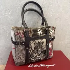 ◆◆Salvatore Ferragamo アニマル トートバッグ◆◆