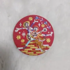 ディズニー刺繍缶バッジ　リメンバー・ミー