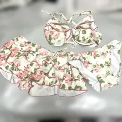 LAISSE PASSE花柄 フリル ビキニ セパレート水着 9Mのサムネイル