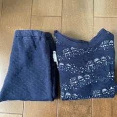 UNIQLO ベビーパジャマ 80 ネイビー