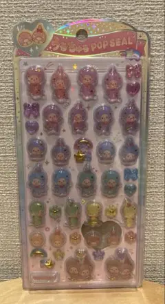 【新品未開封】正規品 うるちゅる モンチッチ ポップシール レインボー