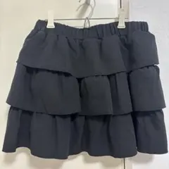 apres jour 3段ティアードミニスカート LL