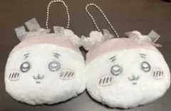 ちいかわマスコットミラー　リボン　古本屋　カニちゃん　2個セット
