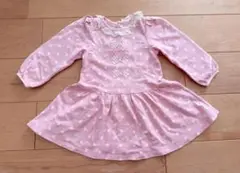 mezzopianoメゾピアノ リボンワンピース 100㎝