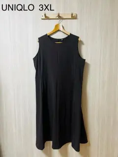 シ*マ様 UNIQLO ロングワンピース ブラウン 3XL 大きいサイズ ノース
