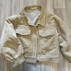 RETRO GIRL コーデュロイジャケット ベージュ