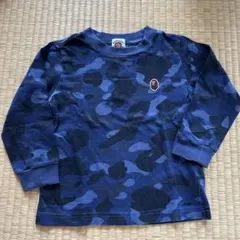 BAPE KIDS 迷彩柄 長袖Tシャツ 110cm正規品 - メルカリ