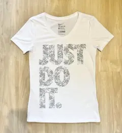 Nike Just Do It DRI-FIT Tシャツ S 白 【美品】