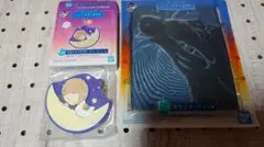夏目友人帳　一番くじ　ニャンコ先生と星景色　スカーフ&ラバーチャーム