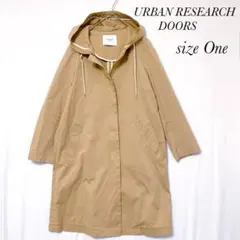 アーバンリサーチ スプリング コート ロングジャンパー フード付き a0527