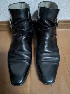 BURBERRY BLACK LABEL ジョッキーブーツ 26cm ブラック - メルカリ