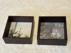 木製フォトフレーム 2個セット