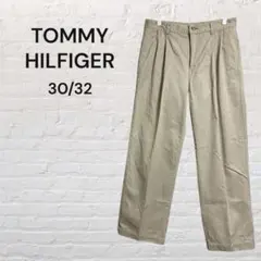 TOMMY HILFIGER トミーヒルフィガー チノパン ベージュ タック入り