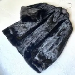 セーブルファートリム/デザイン サガミンク ブラックミンク クロップドコートのサムネイル
