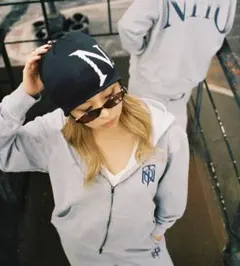 ※最終値下げブラック ニット帽 N.I. T.O. ロゴ入り